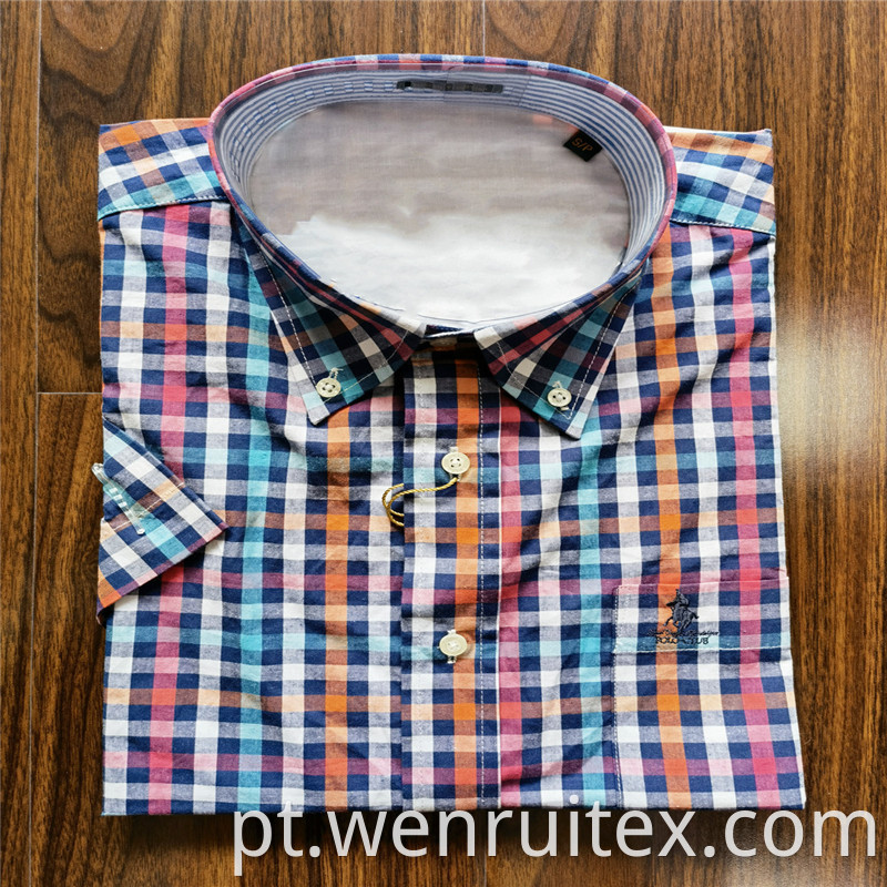 100 Cotton Checked Shirts